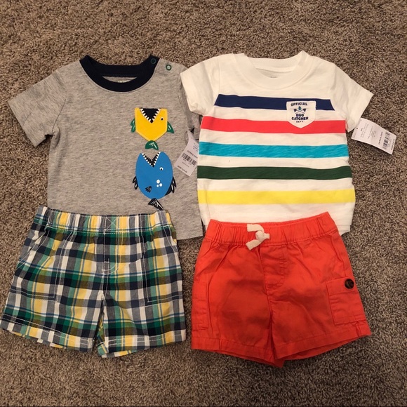 Carter's Other - 4 items! 2 shirts and 2 shorts